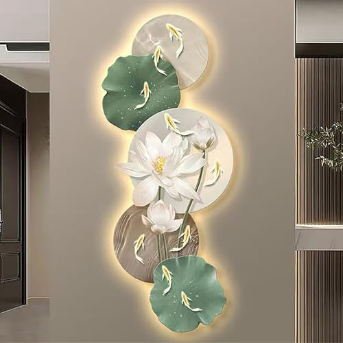 OAKVYNE Moderne skulpturale 3D-Wanddekoration – Wandbild und Kunstobjekt für Wohnzimmer, Schlafzimmer und Diele(A)