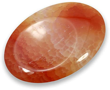 CrystalAge Feuerachat-Handschmeichler