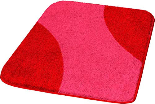 Kleine Wolke Badteppich Xanten, Granat 70x120 cm rot