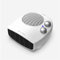 UNIVERSALBLUE Calefactor Eléctrico Pequeño Blanco | Termoventilador Horizontal | 3 Modos de Funcionamiento | Bajo Consumo | Sistema de Seguridad | Termostato Ajustable