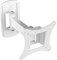 MAHARA Multi-position TV Wall Mount - White Single Arm TV Bracket with Tilt & Turn. Suitable for 13-27 Screens. VESA Compatible, Max 10Kg