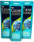 3X200ml Clear SCALPfoods Shampoo DETOX, green SUPERFOODs -Komplex,grüner Tee, Kiwi,Gurke, Sparpack, für Frauen, Sparpack, Set