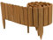 Woodside Log Roll Wooden Border Fence - 203cm x 20cm
