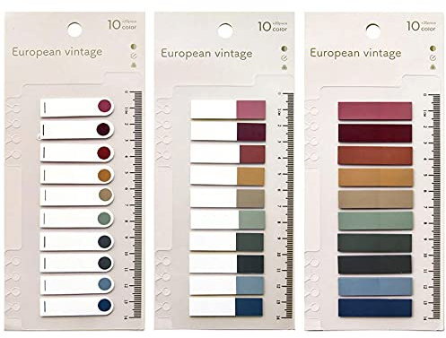 CICILIAYA 600 Stücke Datei Index Tabs Repositionierbare Tabs Klebrig Beschreibbare Flaggen zum Beschriften und Organisieren von Dokumenten, Papieren, Einreichung, Buch, Ordner Sticky Notes(Color-B)
