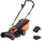 Yard Force Cordless Lawnmower, 20v 4.0ah, 33 cm cutting width