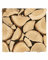 wodewa Kaminholzboard Eiche Kaminholz Deko Wandpaneel Akustikpaneel 3D Wanddekoration Holz Wandverkleidung Echtholz Kamin Small