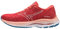 Mizuno Unisex Wave Rider 26 Straßen-Laufschuh, Spiced Coral/Vaporous Gray/French Blue, 40 EU