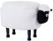 Bezaubernder Hocker für Kinder in Schaf-Form weiß Felloptik mit Stauraum Sheep