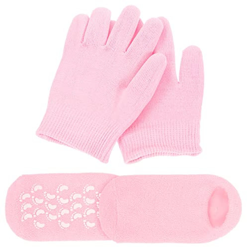 SEWOART 1 Satz Feuchtigkeitsspendende Handschuhe & Socken Lotionshandschuhe Fäustlinge für Männer feuchtigkeitsspendende Socken Handcreme sockenschuhe Lotion für Männer