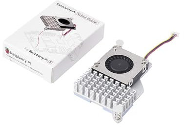 SeenGreat Refrigerador activo oficial para Raspberry Pi 5 con ventilador de ventilación controlado por temperatura de aluminio