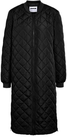 NOISY MAY NMGILLY QUILTED COAT FWD NOOS Frauen Wintermantel schwarz