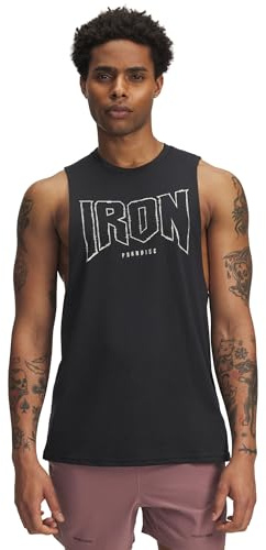 Under Armour Men's Project Rock Payoff Tank Top, (001) Black / / Stone, XL