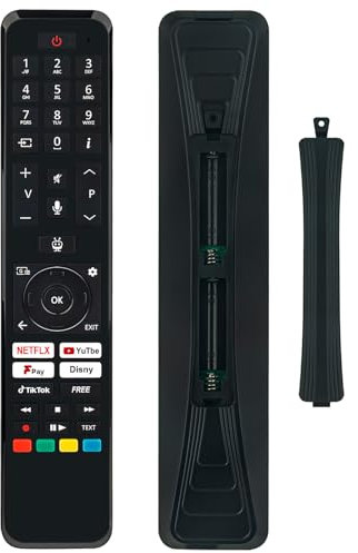 RC45165T Replacement Voice TV Remote Control Fit for Bush Smart 4K UHD HDR TiVo LED TV 43UT24SB 55UT24SB 50UT24SB