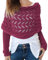 Icegrey Schal Mit ärmeln für Damen, Gestrickter Zopfmusterschal, Winter Pullover Schal, Sweater Scarf with Sleeves, Strickschal, Rosenrot