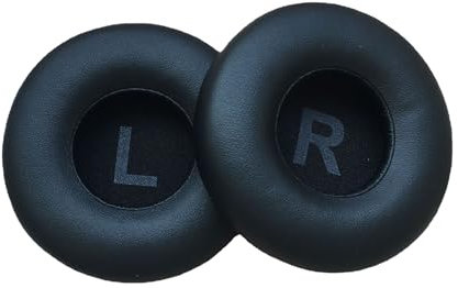 1 Paio Ricambio Cuscinetti Auricolari 70mm per JBL T450BT, Cuscinetti Cuffie Compatibile con JBL T500BT/Tune 600BTNC, Cuscinetti Auricolari di Ricambio in Similpelle (Nero)