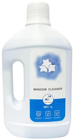 Solution de Nettoyage Winbot, 1000 mL, Compatible avec ECOVACS Winbot W1 PRO/W2 PRO OMNI/Winbot MINI, Nettoyant pour Vitres, Parfum de Jacinthe des Bois