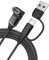 Sinoacc Cargador USB C compatible con reloj Garmin con adaptador USB a USB C, trenzado, color negro