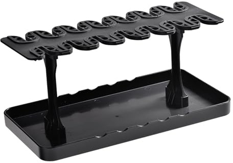 rockible Artist Paint Brush Drying Rack Makeup Brushes Holder Non Slip with Drip Tray Hanger Dryer Stand Organizer for Drawing Pen