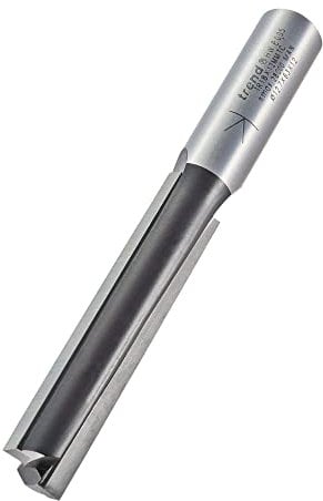 Trend Trade Zweischneidiger Fräser, 12 mm Schaft, 12.7 mm Schnittdurchmesser, 63 mm Schnittlänge, Hartmetallbestückt, TR18X12MMTC