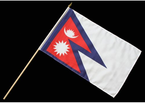 Everflag Stock-Flagge 30 x 45 : Nepal