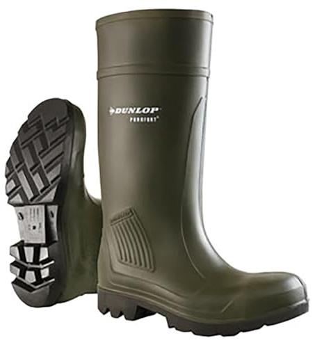 DUNLOP S5 C762241 Unisex Safety Boots, green, 9 UK