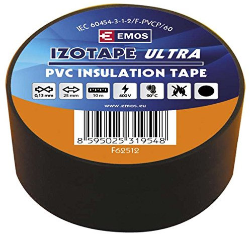 EMOS Isolierband PVC 25 mm / 10 m schwarz, 25/10 CERNA
