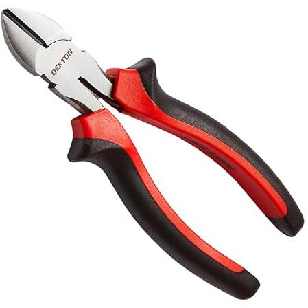 Dekton 6 Diagonal Pliers- High-Carbon Steel Cutting Edges For Precision| Ergonomic Non-slip Grip Handles| Ideal For Electrical, Wire Cutting, General Repairs| Durable Rust-Resistant For Long-term Use
