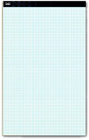 Mr. Pen - Engineering-Papierblock, Millimeterpapier, 12,7 x 12,7 cm (5 Quadrate pro Zoll), 43,2 x 27,9 cm, 22 Blatt, Engineering-Block, Rasterpapier, Rechnerblöcke, Zeichenpapier, kariertes Papier,