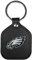Siskiyou Sports NFL Philadelphia Eagles Unisex Schlüsselanhänger aus Leder, quadratisch, Schwarz, Einheitsgröße