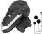Intercom Moto BT-S3 avec Bluetooth 5.0, Portée de 1000m et Radio FM Intégrée pour Casque Intégral avec Microphone Souple