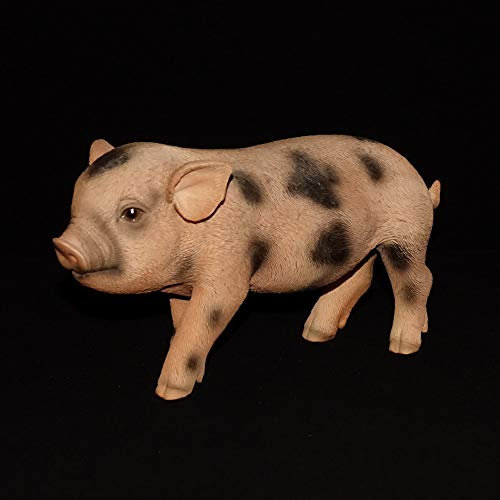 Deko Gartenfigur Wutz Schwein kleines Schweinchen Figur Ferkel Bauernhof Figur Wildlife IM044-1
