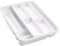Acan - Cubertero de plástico 40 x 29 x 7,5 cm con 10 compartimentos en 2 niveles. Bandeja de cubiertos, soporte, organizador de utensilios de cocina. Ideal para cajones (Blanco)