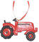 Harz Traktor Weihnachtsbaum Ornamente, Colorful Christbaumschmuck Hängende Pendant für Weihnachten Hochzeitsfest Festival kreativ Dekoration (B)