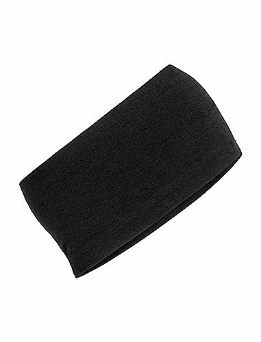 Icebreaker Unisex – Erwachsene Flexi Stirnband, Schwarz, Einheitsgröße