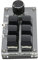Fockety -Tastatur mit 6 Tasten, einhändig programmierbare mechanische Gaming-Tastatur mit Knopf, USB-Kabel oder kabellos, Bluetooth, Dual-Modus, Standard-Makro-Tastatur für