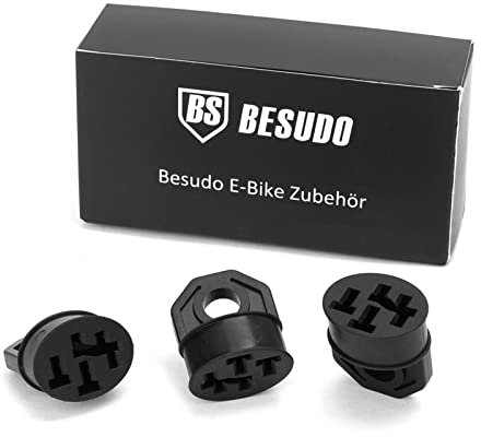 Besudo Kontaktschutz Pin Abdeckung für Bosch E-Bike Akku -[3er SET] - Kontakt-Schutz Abdeckung - Ebike Akku Abdeckung - Ideale Abdeck-Kappen Abdeck-PIN für Schutz vor Regen, Staub, Korrosion-3er Pack