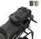 Rhinowalk Multifunktionale Motorradtasche Hecktasche Motorradgepäck 8L Motorradkoffer Satteltaschen Gepäckträgertaschen-Schwarz