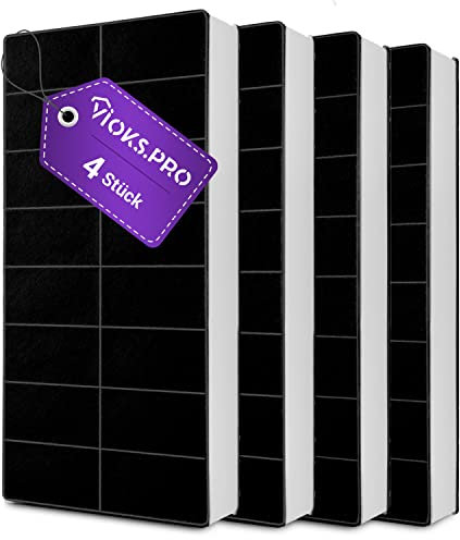 Vioks.pro Set 4x Kohlefilter 430x175mm Ersatz für Neff 296178 Kohlefilter für Dunstabzugshauben - Aktivkohlefilter Dunstabzugshaube Siemens Bosch