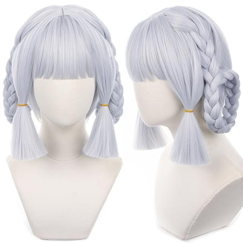 Silberne Cosplay Perücke für Springbloom Missive Perücken Neue Haut Outfit Zopfperücke für Frauen Comic Con