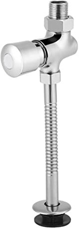 CHICIRIS Valvola di Scarico, Sensore Automatico WC Orinatoio Valvola di Scarico Ottone a Parete Bagno Rubinetto Intelligente a Infrarossi Rubinetto Sensore per Orinatoio Valvola di Scarico