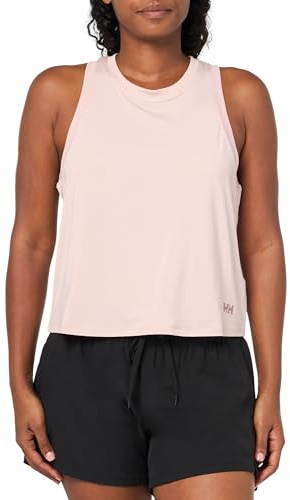 Helly Hansen Womens W Ocean Cropped Tank Top - Pink Cloud, XL