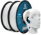 GEEETECH Filament PLA 1,75mm, für 3D Drucker PLA Filament 2 Spool, Weiß&Weiß 2kg