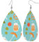Leder Modische Wassertropfen Ohrringe Weizen Bier Wurst Oktoberfest Frauen Anhänger Ohrringe Mädchen Teardrop Ohrringe Schmuck Geschenke Für Geburtstage Hochzeit Party, Einheitsgröße, Leder
