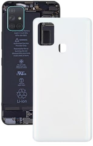 ZYGX ATY Batterie rückseitige Abdeckung Für Samsung Galaxy A21S (Schwarz) (Color : Weiß)