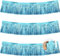 TONIFUL Metallic-Folien-Fransengirlande, Babyblau, Wandbehang, Lametta-Fransenbanner für Auto-Parade, Brautparty, Hochzeit, Geburtstag, Ostern, Abschlussfeier, Urlaub, Party-Dekoration (9 m)
