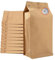 Coffee Bags with Valve (50 PCS,16oz/1lb) Kraft Paper High Barrier Aluminum Foil Flat Bottom Standing Coffee Beans Storage Packaging Bags,Reusable Heat Seal Side Zipper Pouches for Small Business&Home