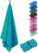 Fit-Flip Microfaser Handtücher - kompakt und leicht - Mikrofaser Handtuch schnelltrocknend - als Reisehandtuch, Sporthandtuch, Strandtuch - Badetuch groß (1x 160x80cm, Petrol Blue)