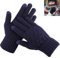 MOAZIFI Handschuhe Damen, Fleece handschuhe damen, Fingerhandschuhe damen, Handschuhe fleece, Damen Handschuhe mit Zopfmuster und doppeltem Bund, warme Strickhandschuhe, Fingerhandschuhe