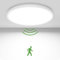 Zemty LED Deckenleuchte Mit Radar Bewegungssensor 15W 5000K, Flache Lampe Innen, 18cm 1500LM Runde IP44 Wandleuchte für Balkon Keller Flur Garage