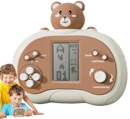 Yhsioaklo Handheld Game Console - Kids Vintage Game Console | Retro Portable Handheld Video Game Console, Kids Game Player Built-in Classic Games